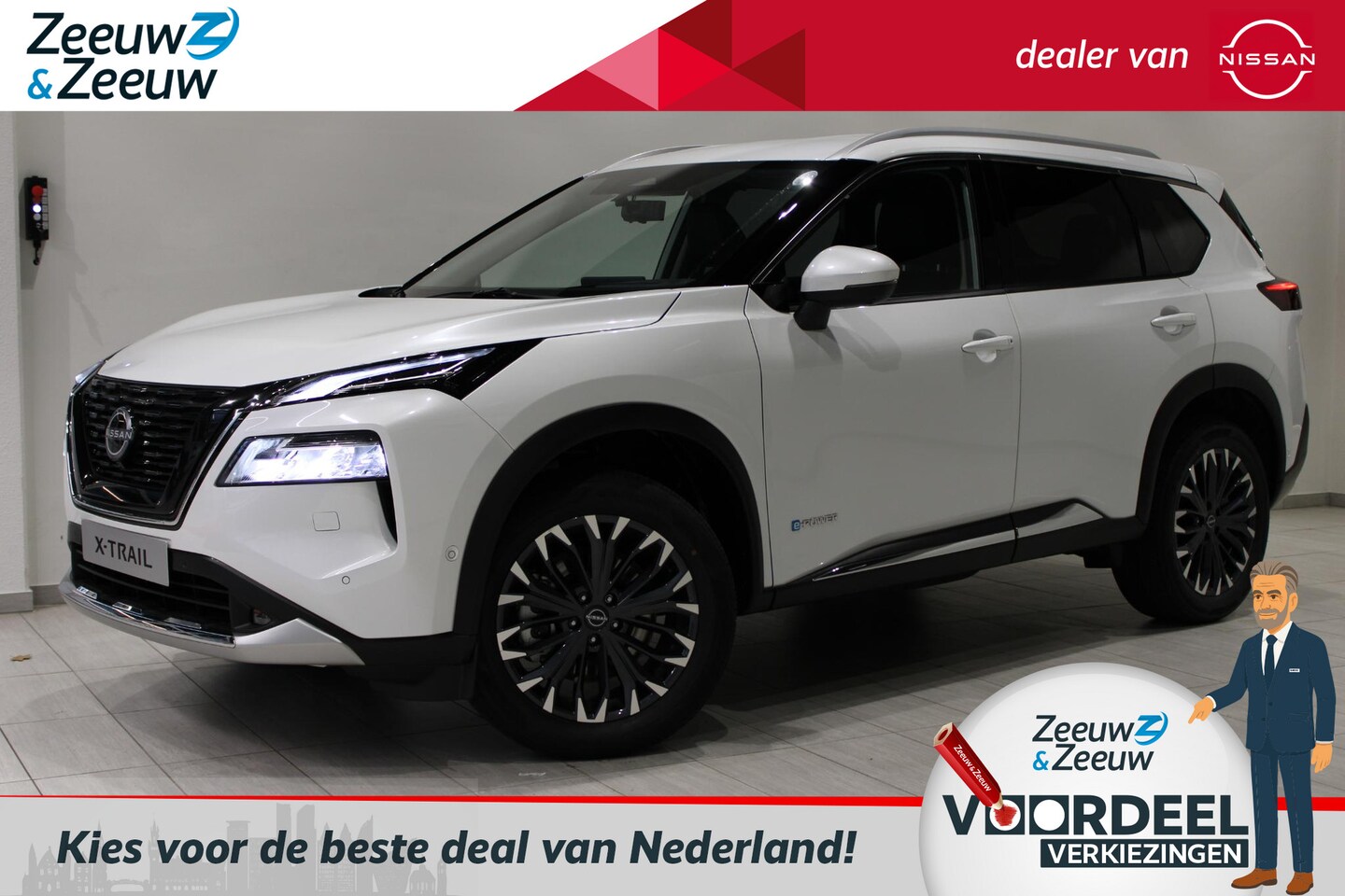 Nissan X-Trail - 1.5 e-Power Tekna | PRO-PILOT | € 1.500,= VOORRAAD KORTING | LEDER INTERIEUR | - AutoWereld.nl