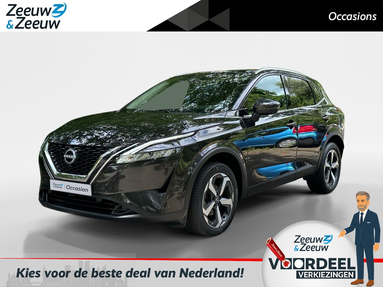 Nissan Qashqai - N-Connecta Navi , camera , panoramadak , cruisde , lm velgen , parkeersensoren , climate . - AutoWereld.nl