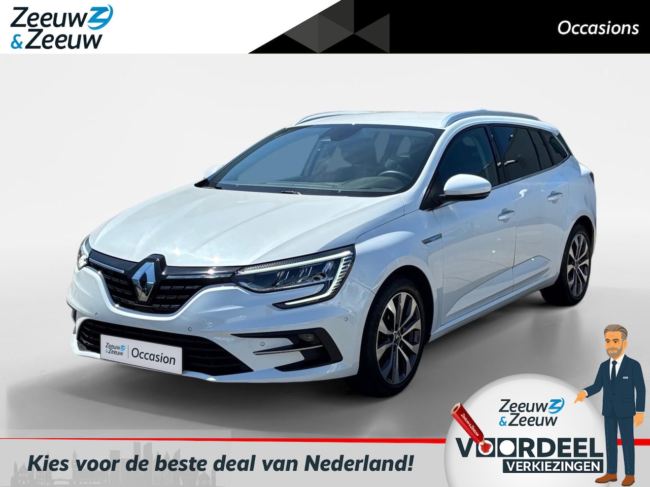 Renault Mégane Estate - 140PK TCe Techno Automaat | Trekhaak (1700 KG) | 9,3" Navi | Climate Control | Cruise Cont - AutoWereld.nl
