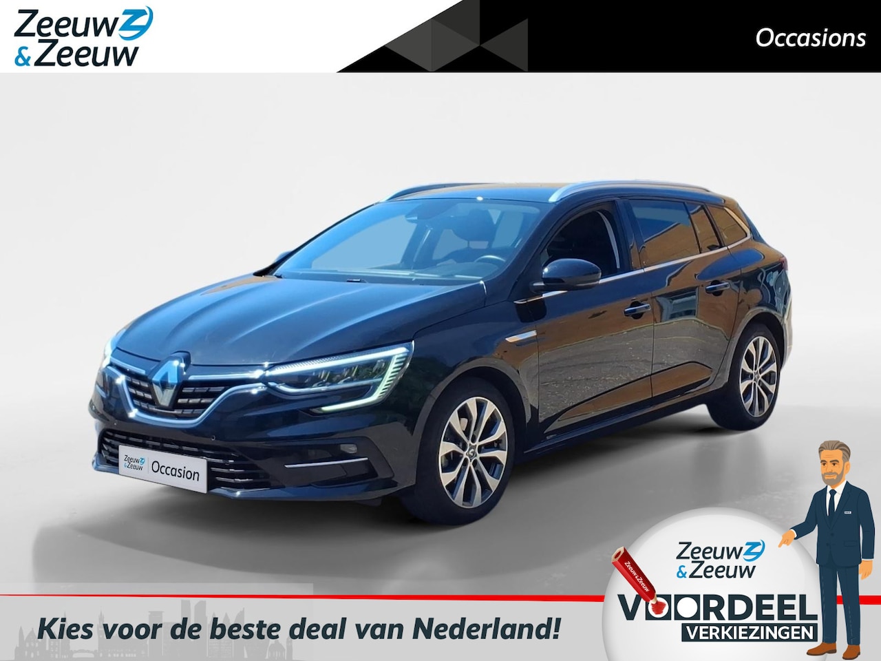 Renault Mégane Estate - automaat 1.3 TCe 140 Techno | LMV | Trekhaak | Navi | Camera | Clima | BTW auto - AutoWereld.nl
