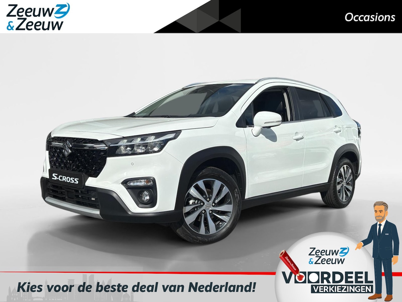 Suzuki S-Cross - 1.4 Boosterjet Style | Schuif/kanteldak | 1e eigenaar | 6jr garantie | - AutoWereld.nl