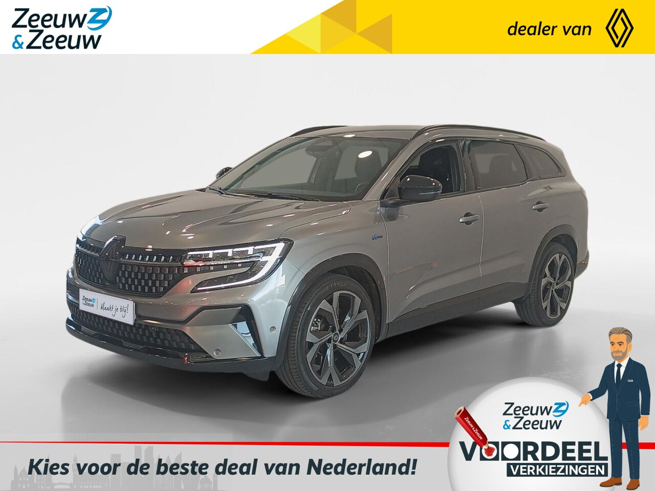 Renault Espace - E-Tech full hybrid 200 esprit Alpine 7p. Uit voorraad leverbaar op = op - AutoWereld.nl