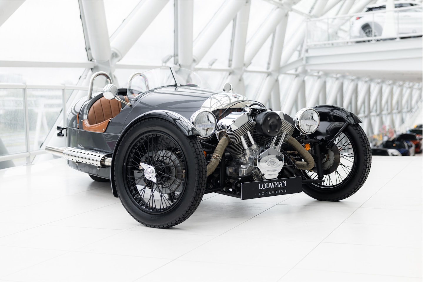 Morgan 3Wheeler - | NL History | AM Quantom Silver | Many upgrades & extras | - AutoWereld.nl