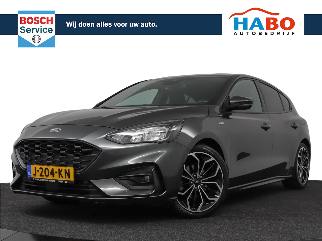 Ford Focus - 1.0 ECOBOOST HYBRID ST-LINE BUSINESS ECC/CRUISE/NAV/CAMERA/LMV - AutoWereld.nl