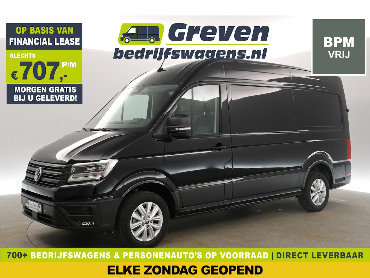 Volkswagen Crafter - 2.0 TDI DSG HIGHLINE EXCLUSIVE L3H3 | FACELIFT MODEL | BPM VRIJ | NIEUW 3000KG TREKHAAK VI - AutoWereld.nl