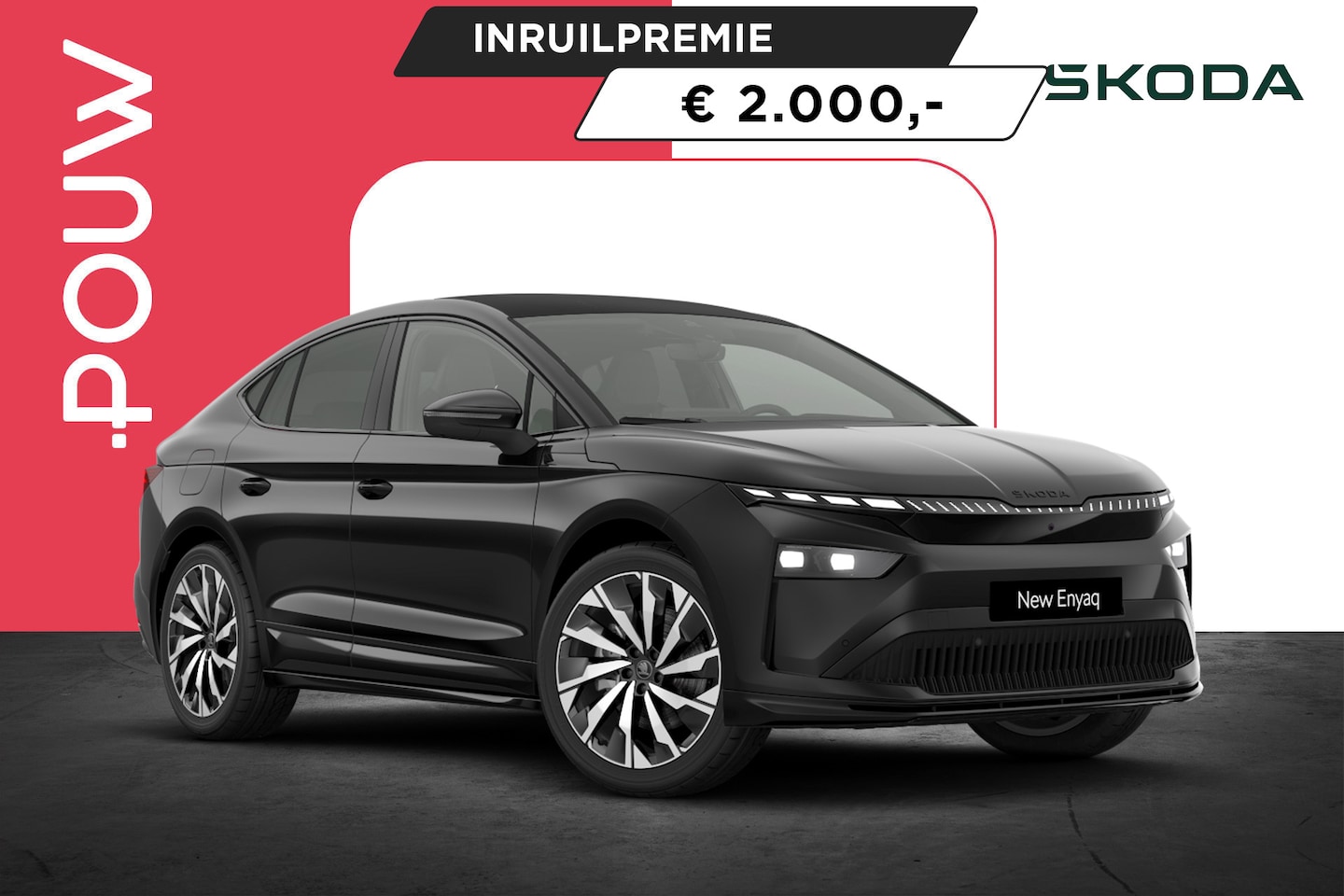 Skoda Enyaq Coupé iV - 286pk 85 Sportline | Business Upgrade Pakket Advanced | Trekhaak Wegklapbaar - AutoWereld.nl