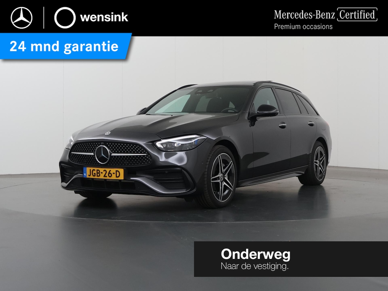 Mercedes-Benz C-klasse Estate - 300 e AMG Line Limited | Burmester | Panoramadak | Trekhaak | Sfeerverlichting | Night pak - AutoWereld.nl