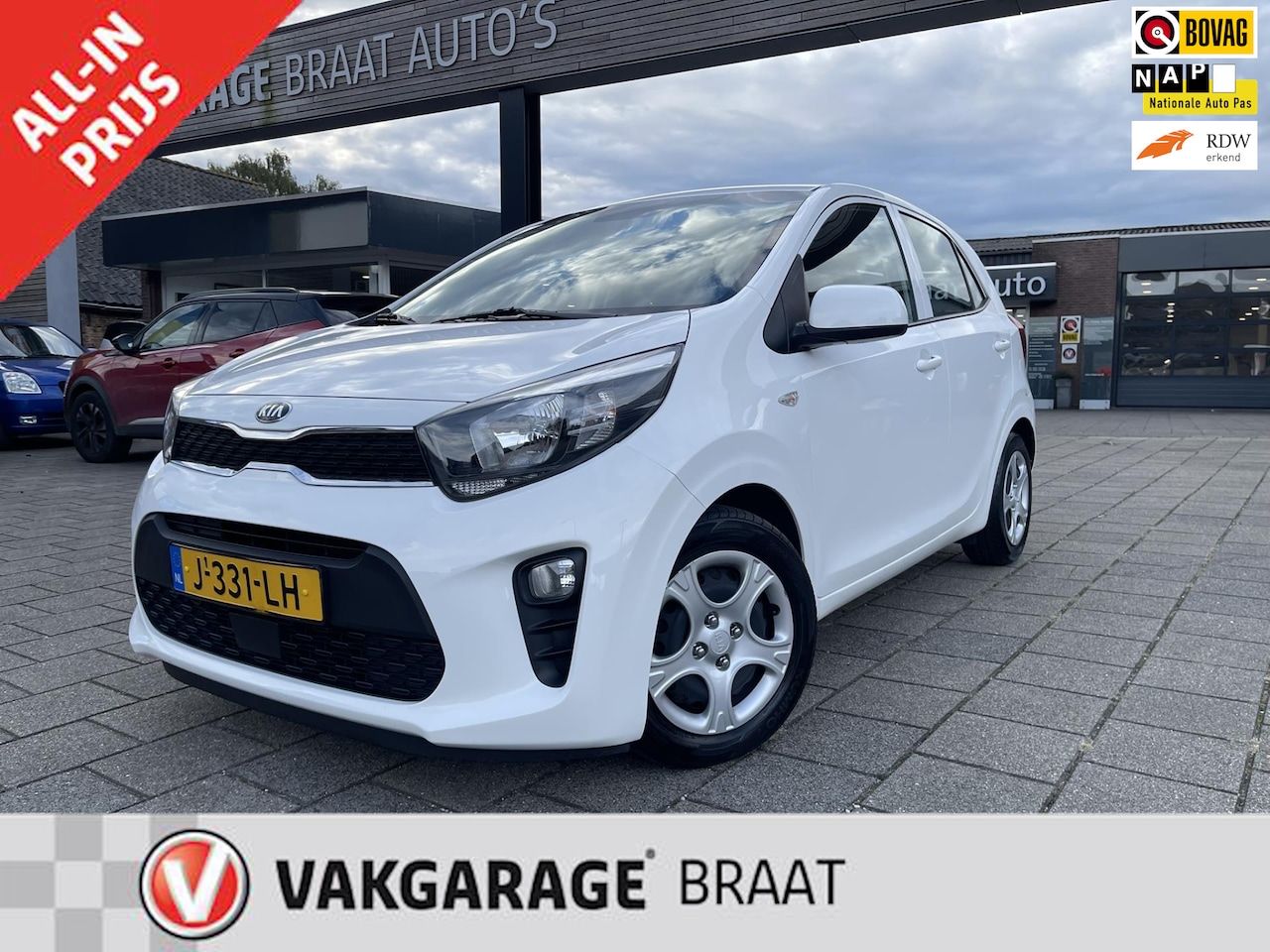 Kia Picanto - 1.0 DPi l BLUETOOTH l CRUISE l AIRCO l RIJKLAAR! - AutoWereld.nl