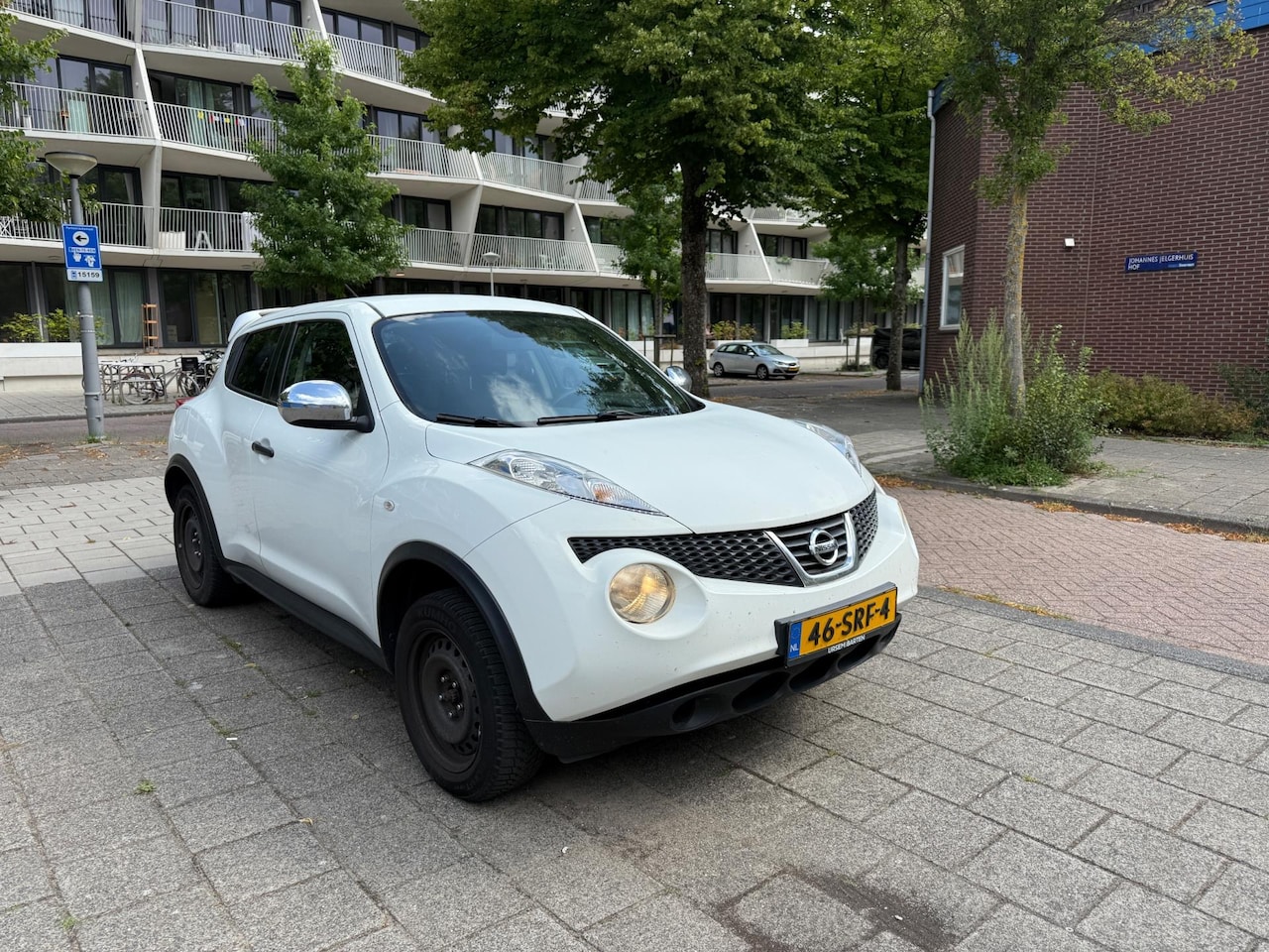 Nissan Juke - 1.6 Visia Eco Airco Snow White - AutoWereld.nl