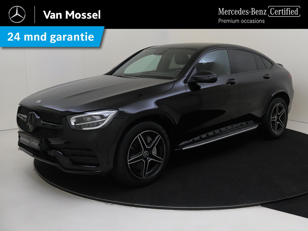 Mercedes-Benz GLC-klasse Coupé - 200 4MATIC Burmester / Nightpakket / Semi-Elektrische Stoelen / Parkeercamera / Stoelverwa - AutoWereld.nl