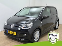 Volkswagen Up! - Occasion 1.0 high up BlueMotion met cruisecontrol | Tweedehands Up in zwart | Airco | Spor