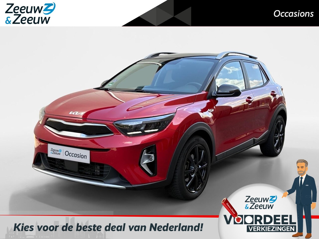 Kia Stonic - 1.0 T-GDi MHEV DynamicLine 1e Eigenaar | Lichtmetalen velgen 17 inch + Allseason banden | - AutoWereld.nl