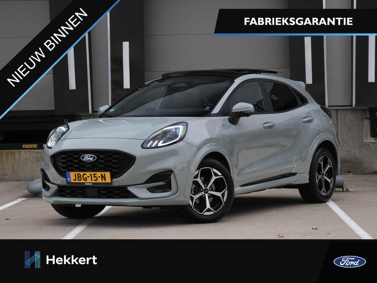 Ford Puma - ST-Line X 1.0 EcoBoost Hybrid 125pk PANO-DAK | ADAP. CRUISE | TREKHAAK | WINTER PACK | 360 - AutoWereld.nl