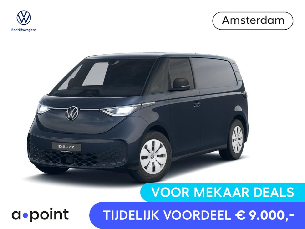 Volkswagen ID. Buzz Cargo - Bedrijfswagens Elektromotor 286 pk Elektrisch VOORRAAD!! RIJKLAARPRIJS!!! - AutoWereld.nl