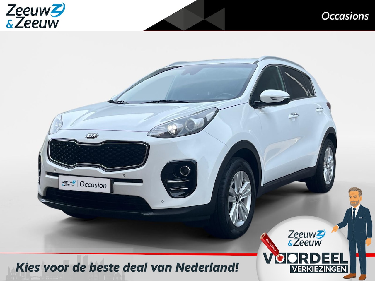Kia Sportage - 1.6i Design Edition Navi | Climate & cruise control | Metallic lak | Leder | Bovag garanti - AutoWereld.nl