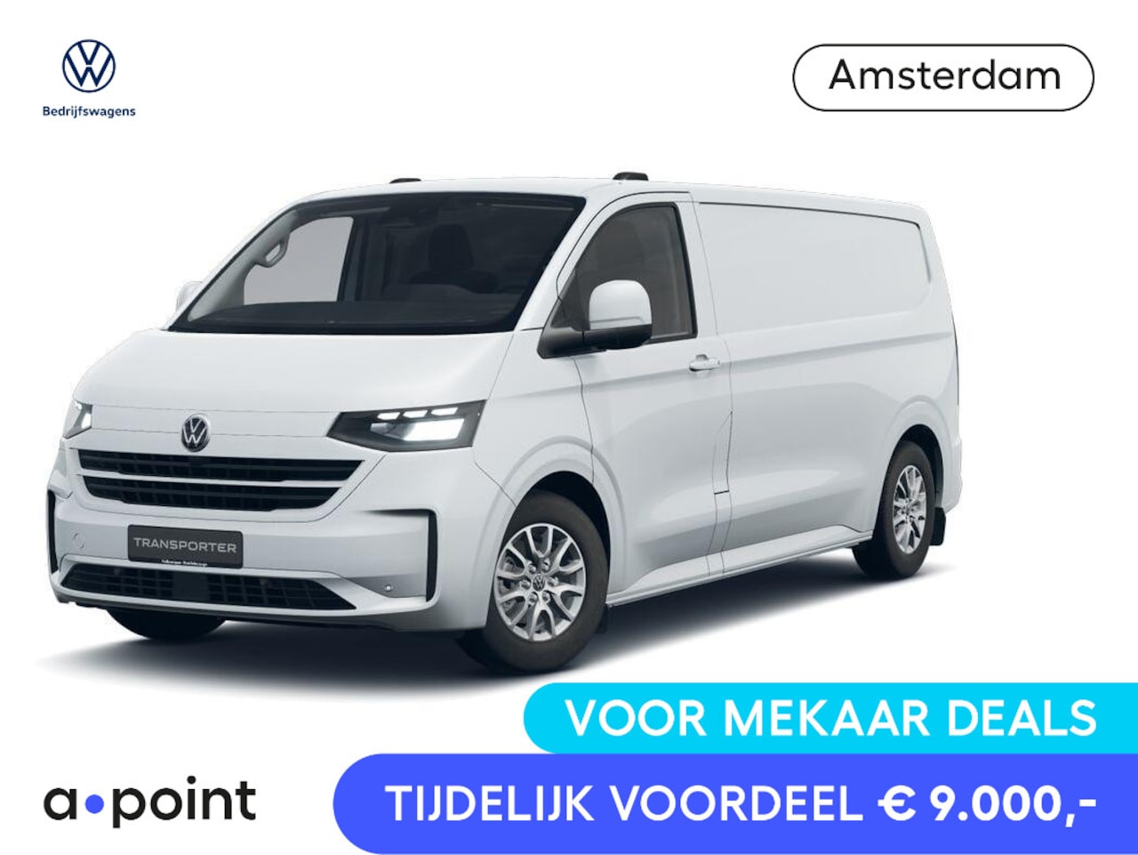 Volkswagen e-Transporter - Bedrijfswagens Style L2 Elektromotor 160 kW (218 pk) 3500 mm Elek - AutoWereld.nl