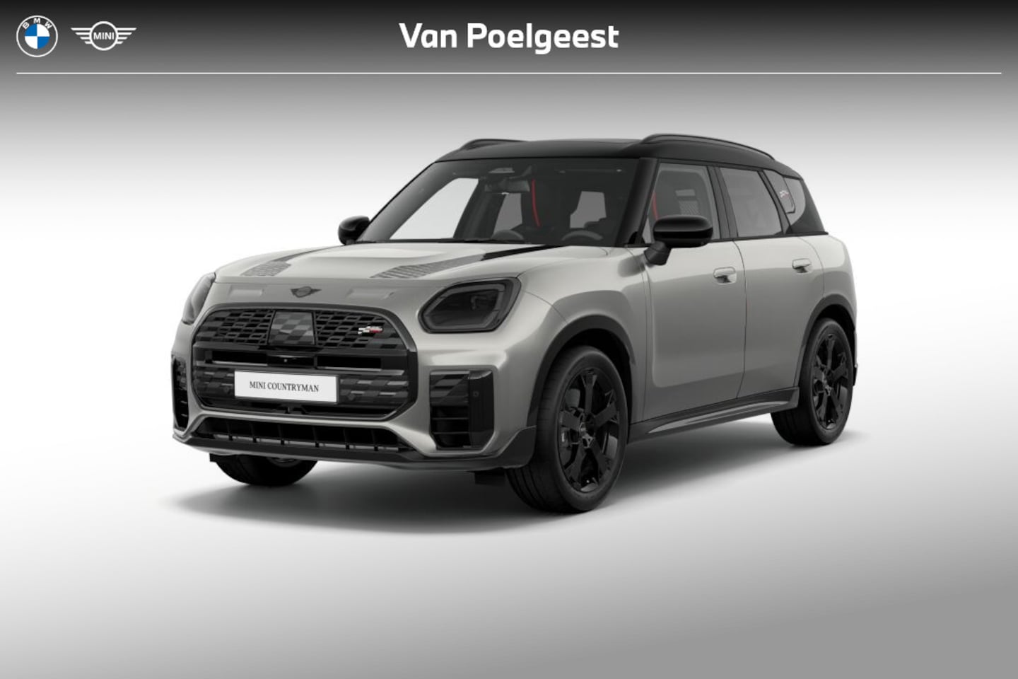 MINI Countryman - 1.5 C John Cooper Works L | Pakket L | Dak en spiegelkappen in Jetblack - AutoWereld.nl