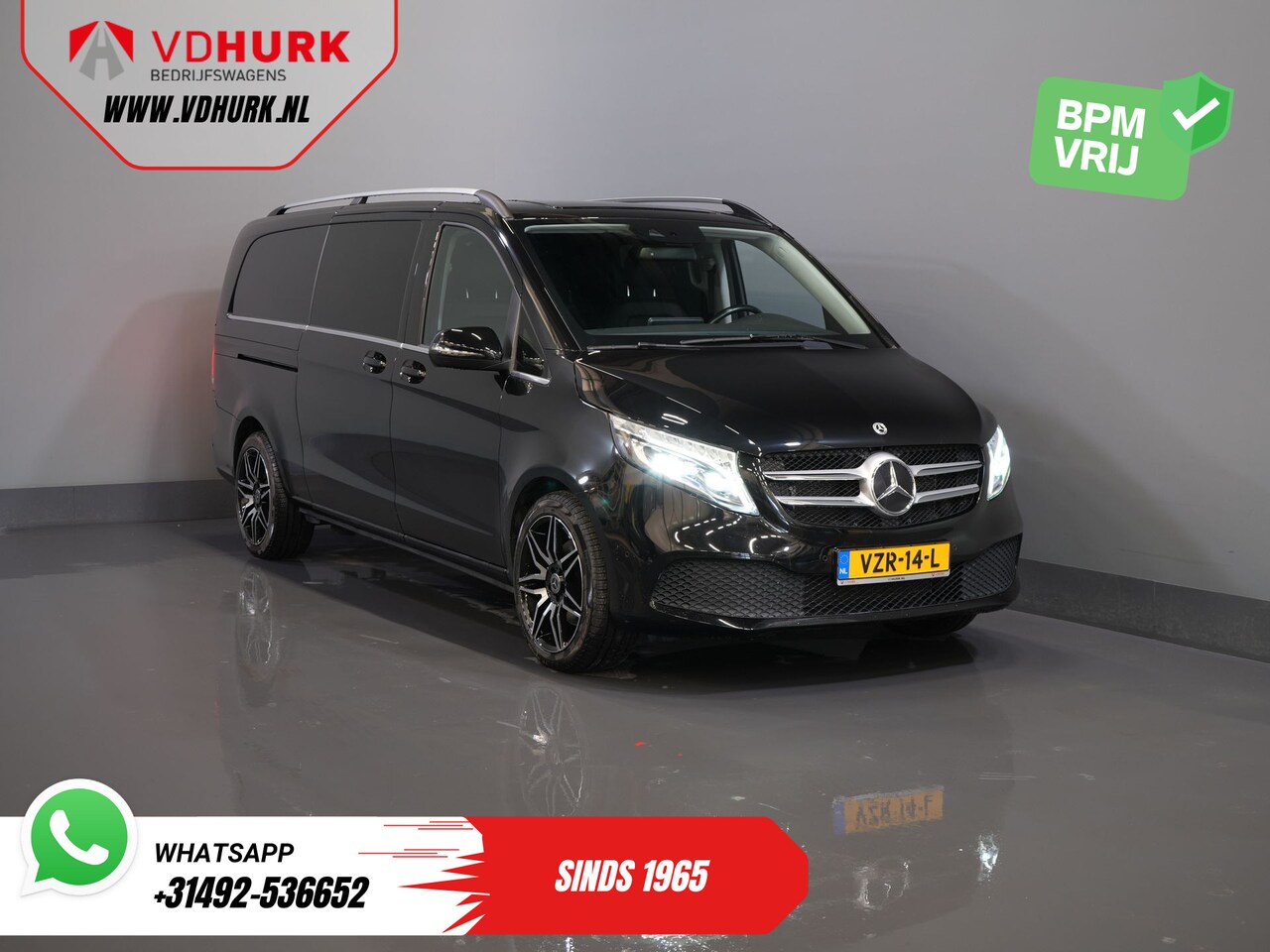 Mercedes-Benz V-klasse - 300d Aut. XL L3 Avantgarde Edition DC Dubbel Cabine BPM VRIJ! 2xElek.Schuifdeur/ Leder/ LE - AutoWereld.nl