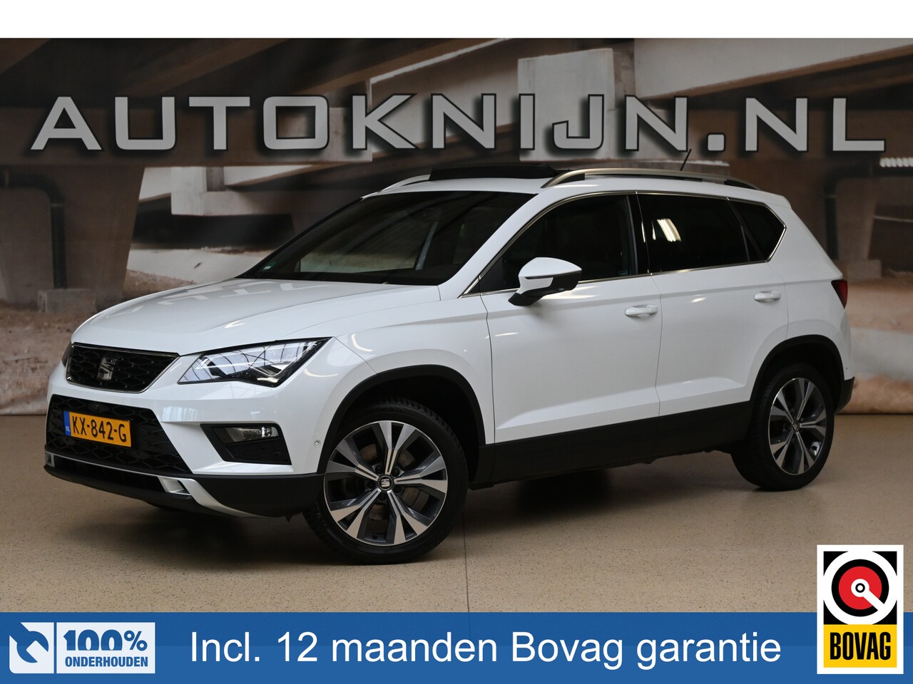 SEAT Ateca - 1.4 TSI 150pk Xcellence | NL-auto | Panoramadak | 360° Camera | Trekhaak | 100% (Dealer) o - AutoWereld.nl