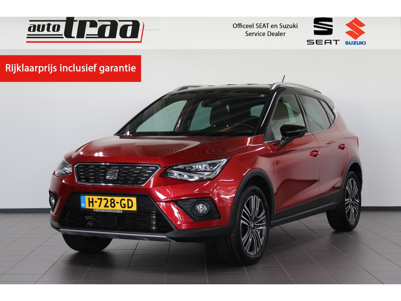 SEAT Arona - 1.0 TSI Xcellence Business Intense DSG Automaat / Stoelverwarm. / Camera / Keyless / Virtu - AutoWereld.nl