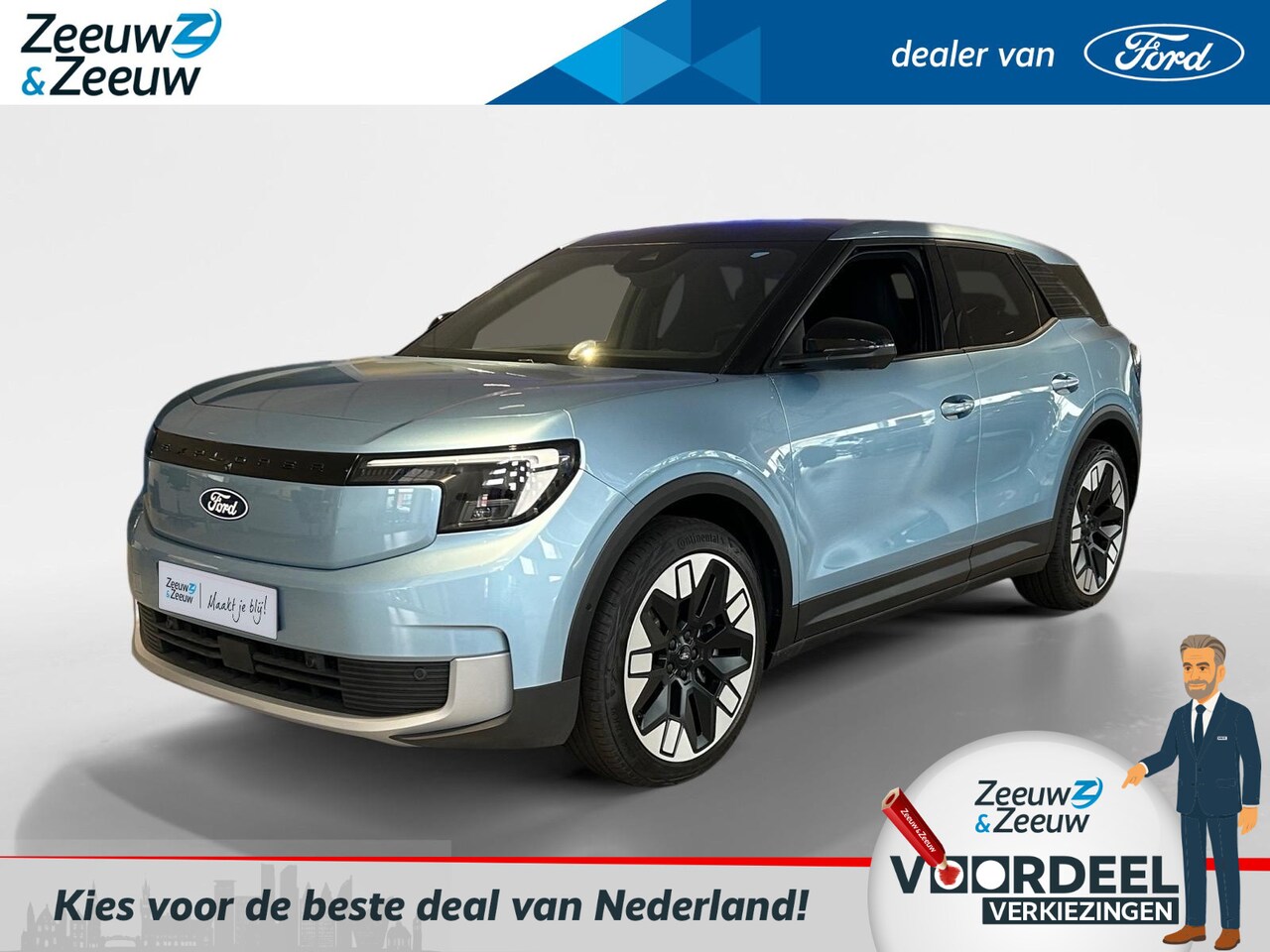 Ford Explorer - Premium Extended Range RWD 77 kWh 286pk | €1.000.- korting | 0,99% rente | Tot 5.000km gra - AutoWereld.nl