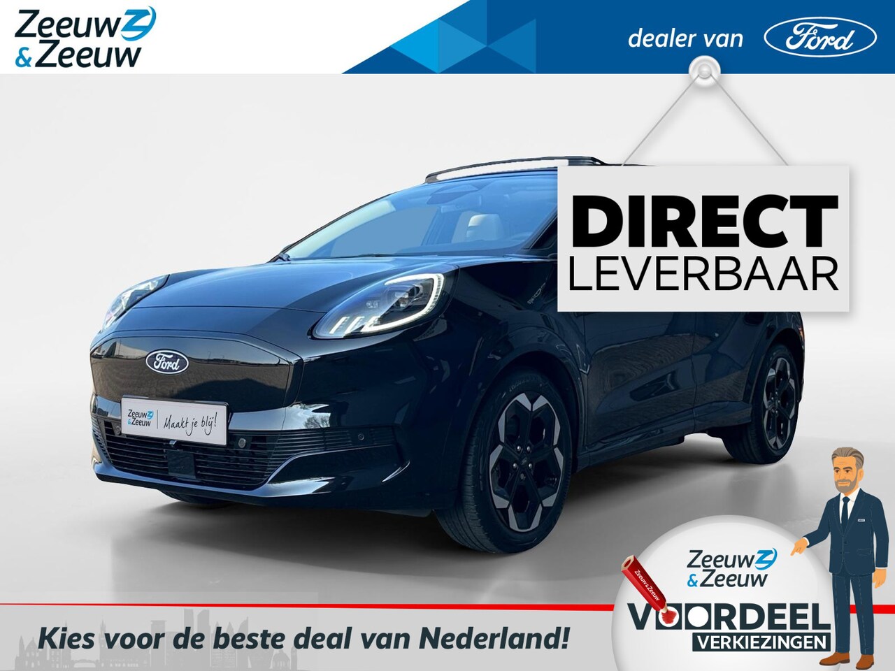 Ford Puma Gen-E - Premium 44 kWh | Uit Voorraad Leverbaar | Prijs inclusief 3000 euro Ford Voordeel | Financ - AutoWereld.nl