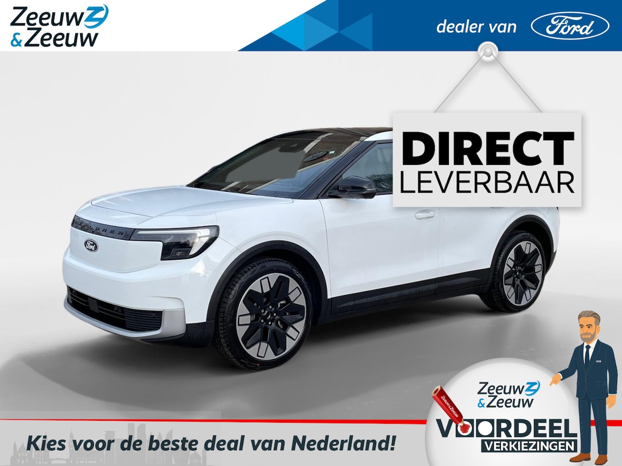 Ford Explorer - Premium Extended Range RWD 77 kWh | Panoramadak | 21" LMV | Driver Assistance Pack | B&O A - AutoWereld.nl