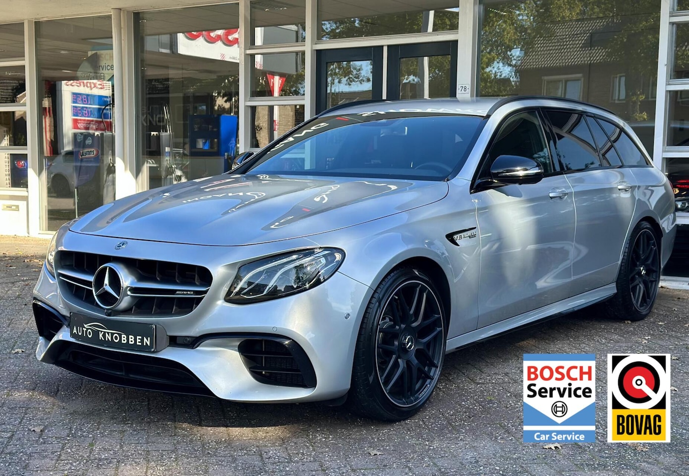Mercedes-Benz E-klasse Estate - AMG 63 4MATIC Burmester, 360 Camera, Luchtvering.. - AutoWereld.nl