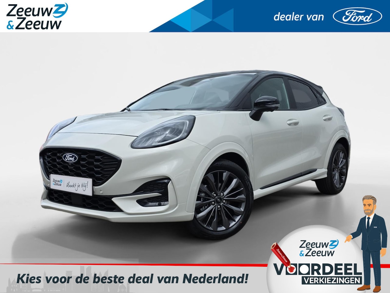 Ford Puma - 1.0 EcoBoost Hybrid Sound Edition | Gelimiteerde oplage | B&O Audio | Dodehoek Detectie | - AutoWereld.nl