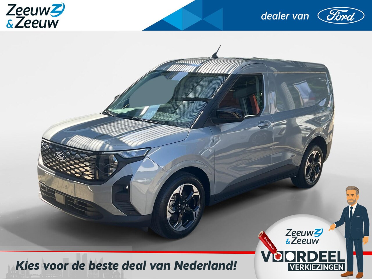 Ford Transit Courier - E-Transit Limited 44 kWh | Nu met 0,99% rente actie op financial lease | Driver Assist Pac - AutoWereld.nl