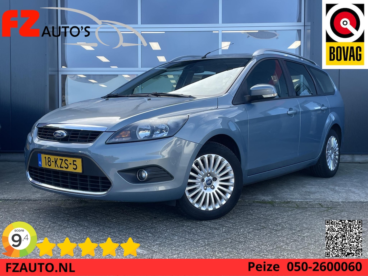 Ford Focus Wagon - 1.8 Limited Flexi Fuel - Nette Auto! - Navigatie - Climate Control - Trekhaak - AutoWereld.nl