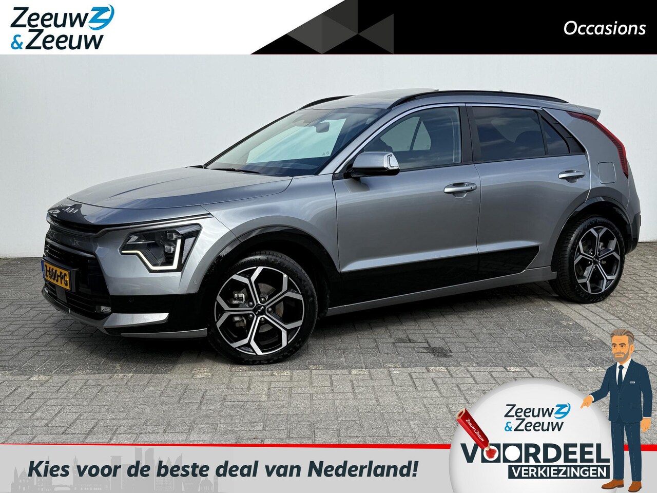 Kia Niro - 1.6 GDi Hybrid ExecutiveLine | NAVI | CAMERA | DAK | 18 INCH LMV | LEDER | CLIMATE & CRUIS - AutoWereld.nl