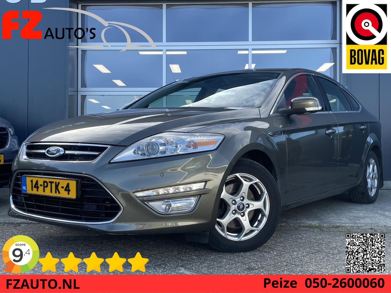 Ford Mondeo - 1.6 EcoBoost Titanium - Navigatie - Climate Control - Parkeersensoren v+a - Lichtmetalen v - AutoWereld.nl