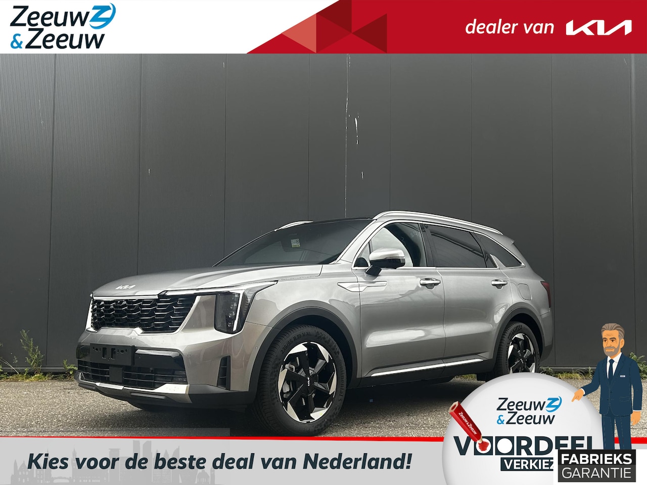 Kia Sorento - 1.6 T-GDI Plug-in Hybrid 4WD ExecutiveLine 7p. NIEUW TE BESTELLEN FACELIFT MODEL | Dodehoe - AutoWereld.nl