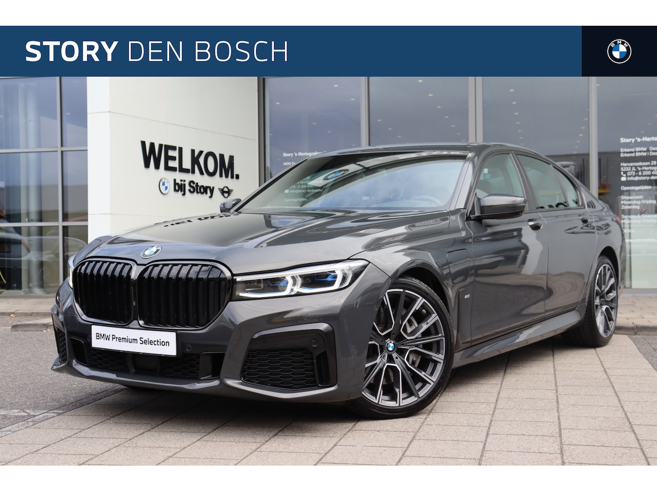 BMW 7-serie - 745e High Executive M Sport Automaat / Soft Close / Laserlight / Comfort Access / Head-Up - AutoWereld.nl