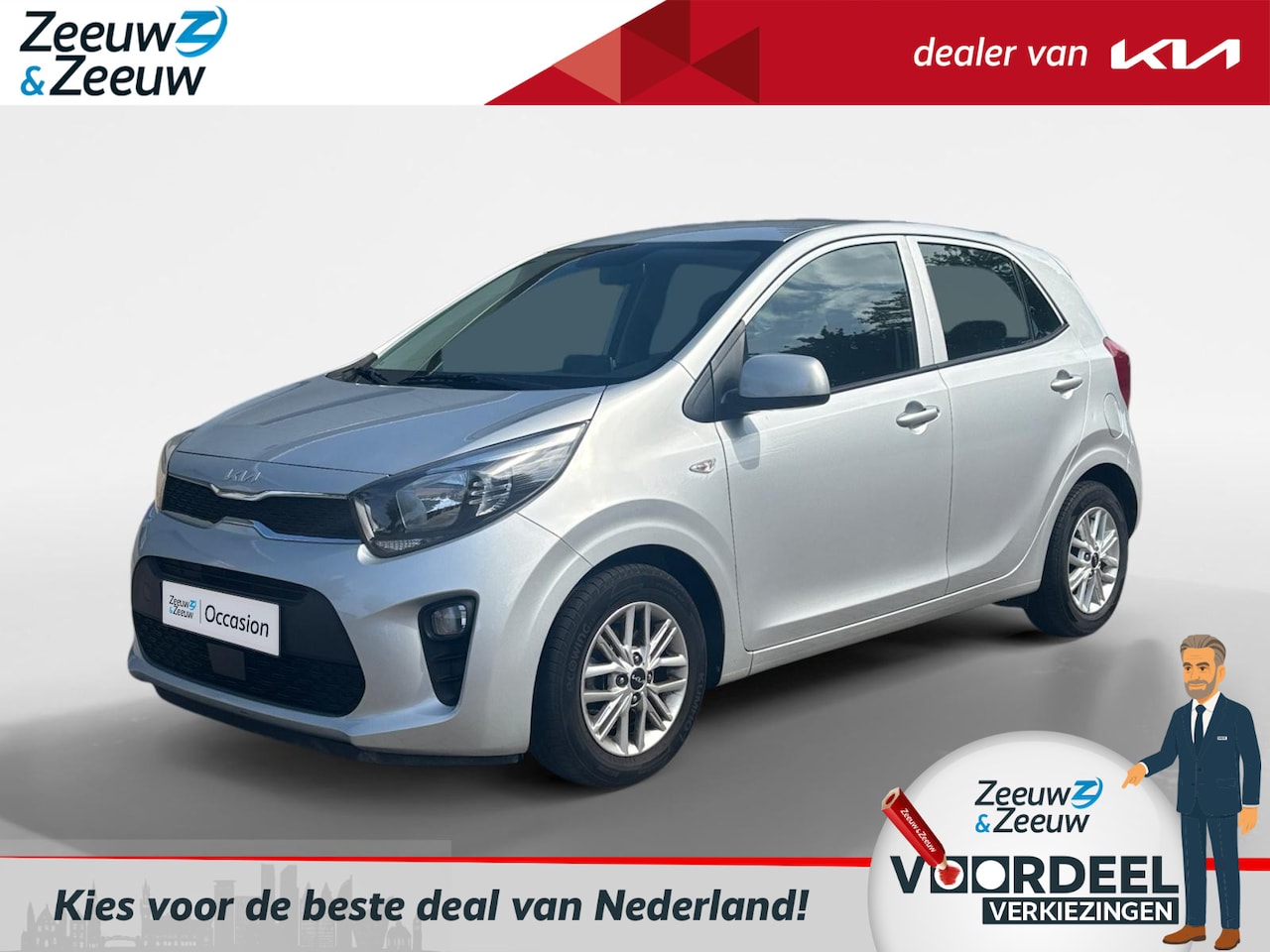 Kia Picanto - 1.0 DPi DynamicLine Apple CarPlay & Android Auto | Achteruitrijcamera | Cruise control | E - AutoWereld.nl