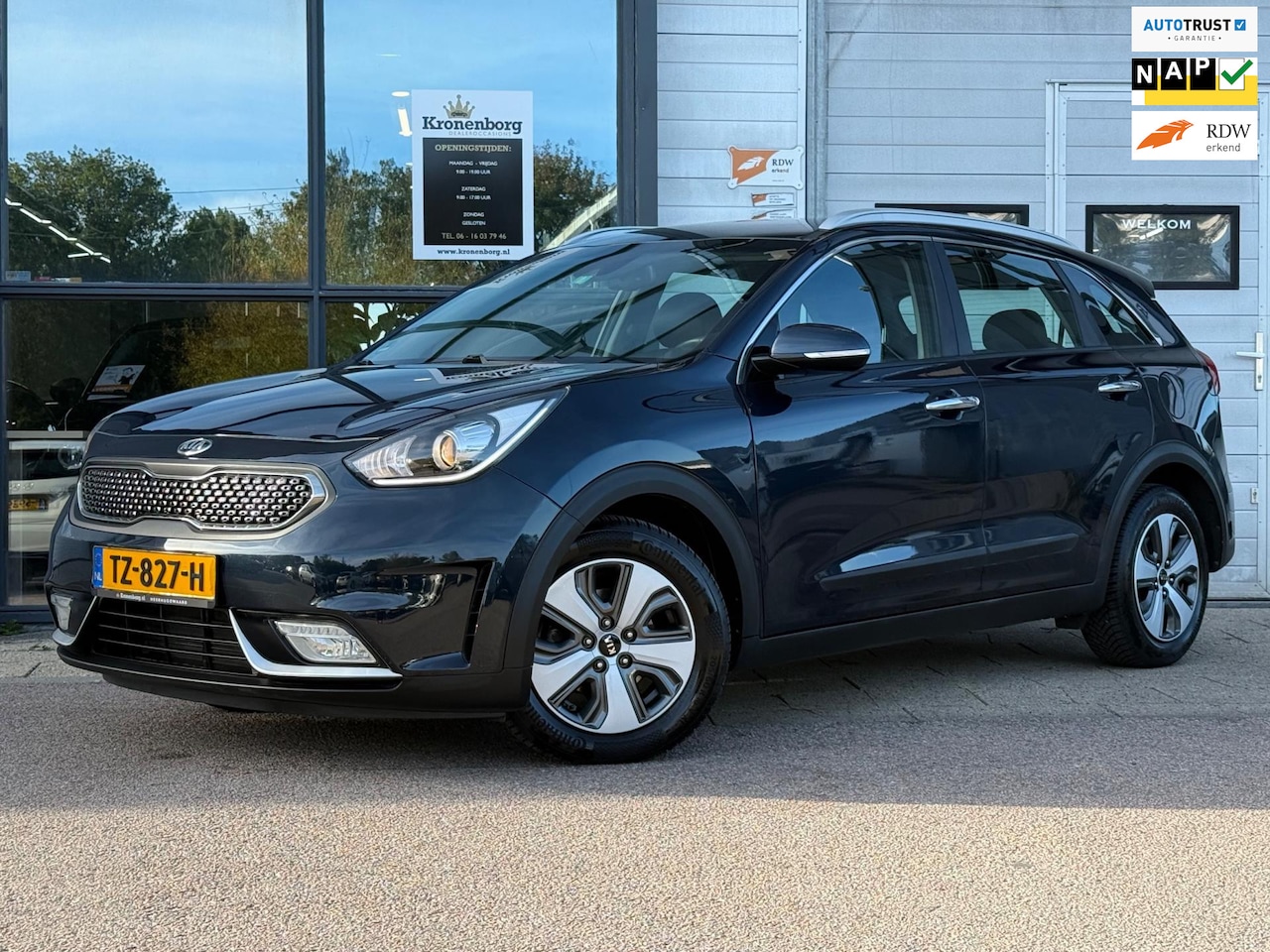 Kia Niro - 1.6 GDi Hybrid DynamicLine 1.6 GDi Hybrid DynamicLine, Camera, NAVI, Cruisecr, NAP - AutoWereld.nl