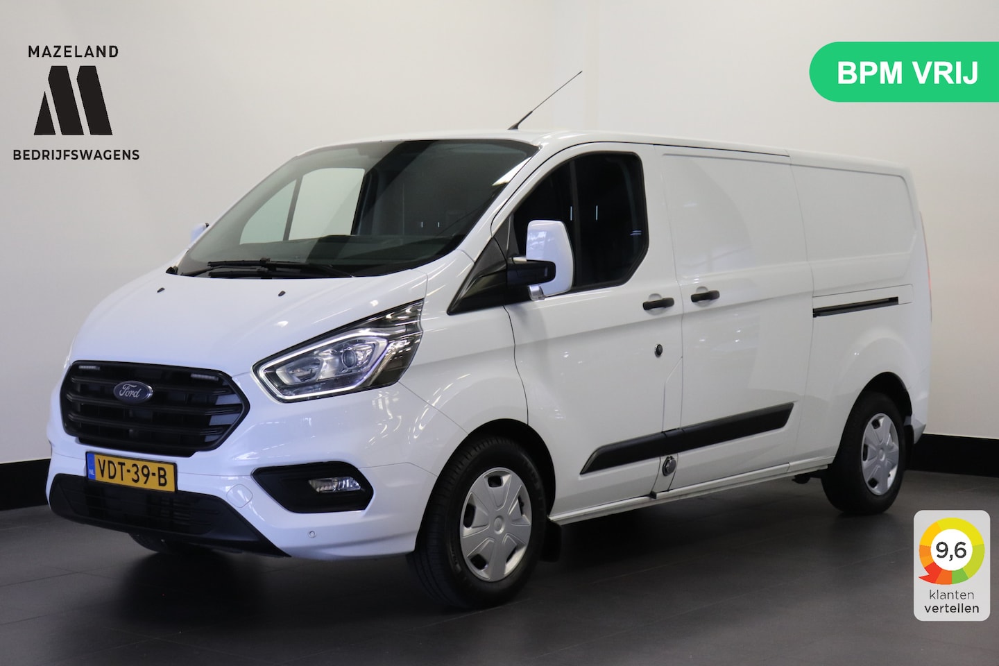 Ford Transit Custom - 2.0 TDCI 130PK L2 2x Schuifdeur EURO 6 - Airco - Cruise - Trekhaak - €12.950,- Excl. - AutoWereld.nl