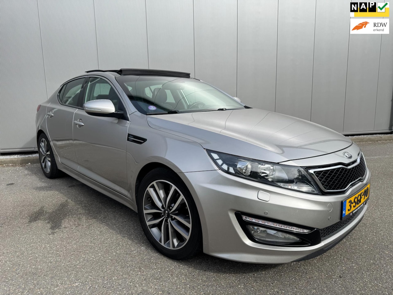 Kia Optima - 2.0 CVVT Hybrid Super Pack pano clima navi seat cooling - AutoWereld.nl
