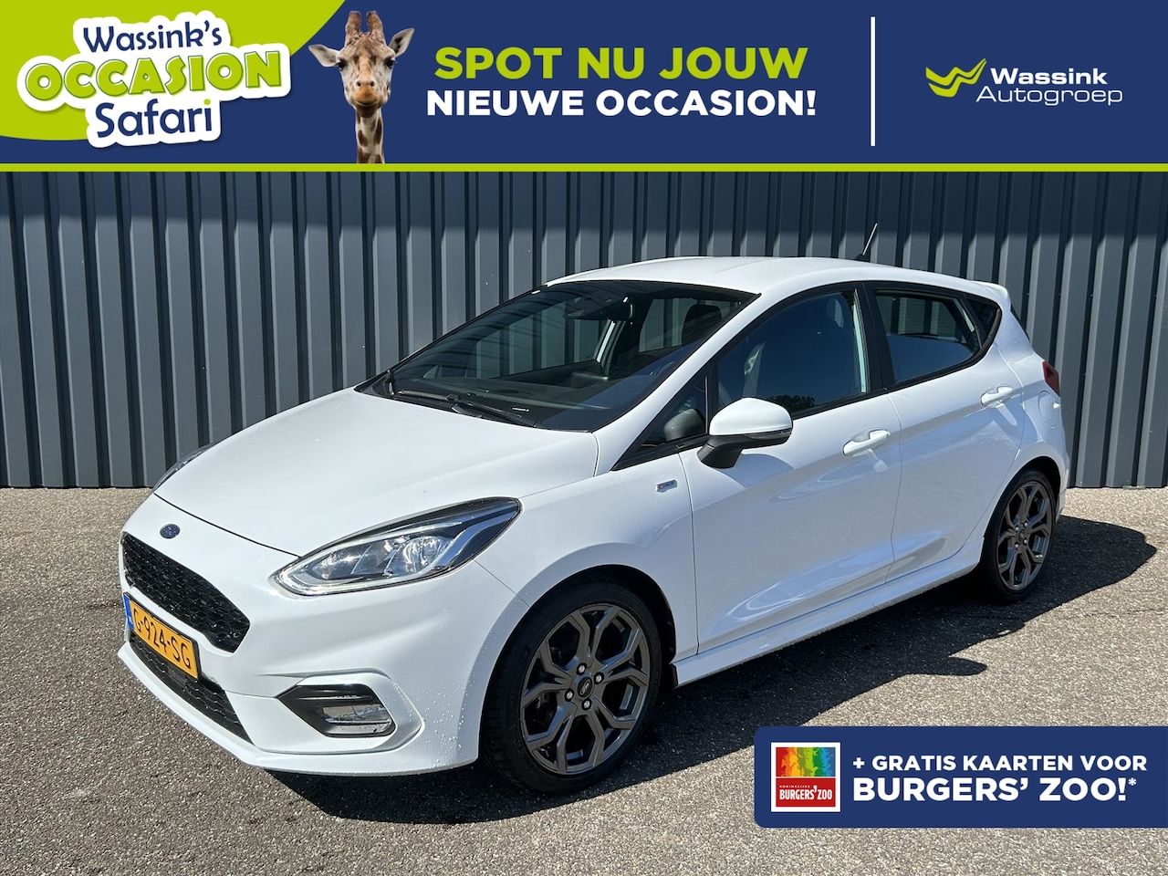 Ford Fiesta - 1.0 EcoBoost 100pk 5dr ST-Line I All Season I Parkeersensoren I Navigatie I Climate Contro - AutoWereld.nl