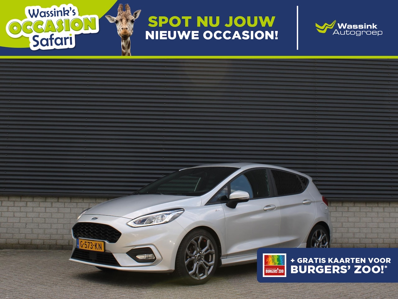 Ford Fiesta - 5-deurs ST-Line 100pk I Cruise Control I Navigatie I Climate Control I Voorruitverwarming - AutoWereld.nl