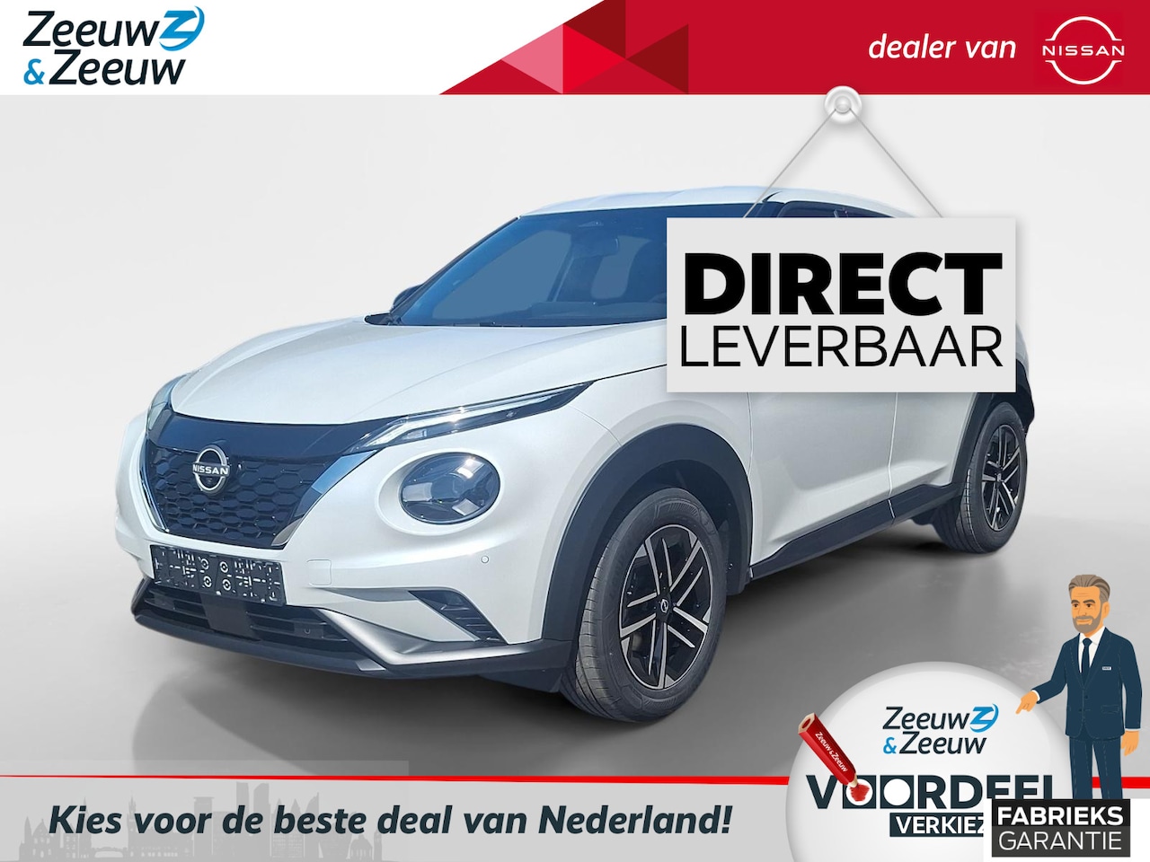 Nissan Juke - 1.6 Hybrid N-Connecta | Nu in prijs verlaagd inclusief €600.-- inruilpremie | Navigatie|| - AutoWereld.nl