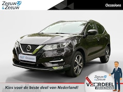 Nissan Qashqai - 1.2 N-Connecta Navi , camera , panoramadak , cruise , stoelverwarming , tel , lm velgen