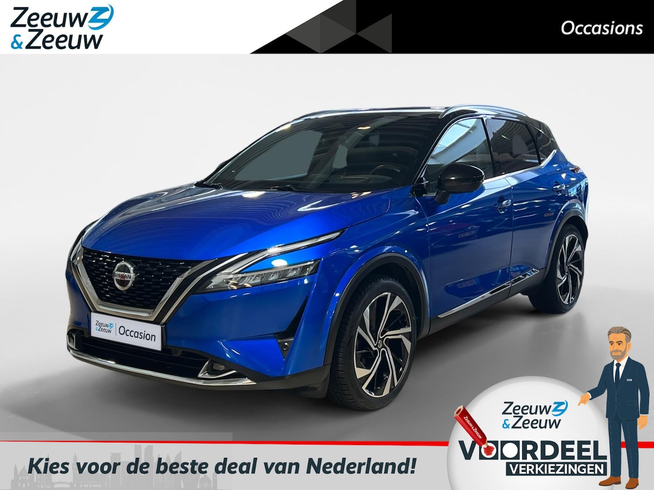 Nissan Qashqai - 1.3 MHEV Xtronic Tekna Plus | Meest luxe uitvoering | Stoelmassage | Automatische kofferba - AutoWereld.nl