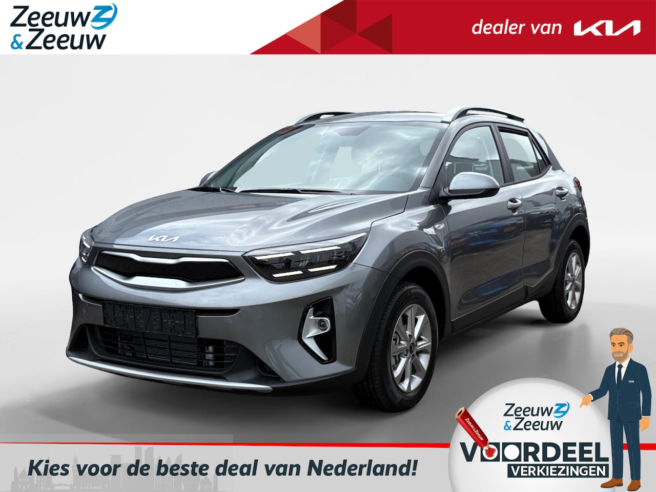 Kia Stonic - 1.0 T-GDi MHEV DynamicPlusLine DEMO AUTO | Stoel en stuurwiel verwarming | Privacy glass - AutoWereld.nl