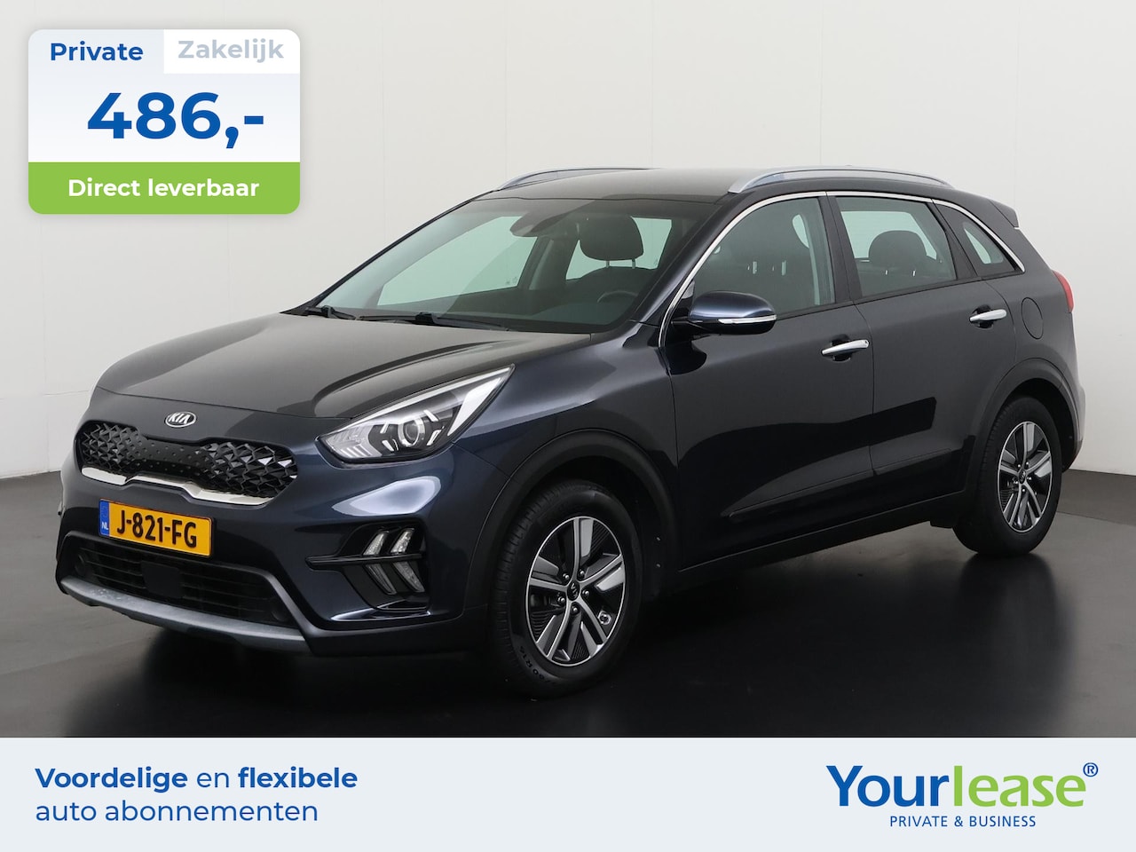 Kia Niro - 1.6 GDi Hybrid DynamicLine | All-in 486,- Private Lease | Direct uit voorraad - AutoWereld.nl