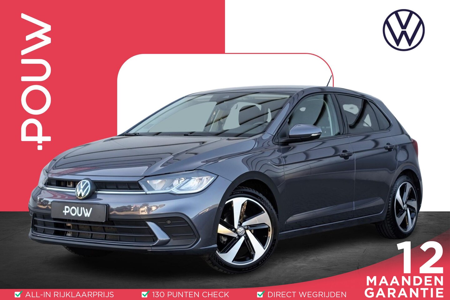 Volkswagen Polo - 1.0 TSI 95pk Life Business | Climatronic | Park Assist | App Connect - AutoWereld.nl