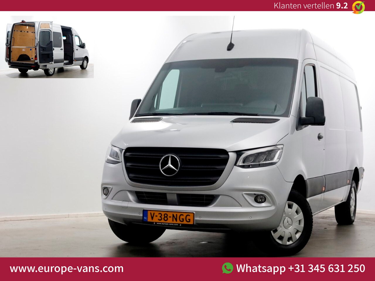 Mercedes-Benz Sprinter - 317 CDI 170pk RWD 9G Automaat L2H2 LED/Navi/360° Camera 05-2022 - AutoWereld.nl