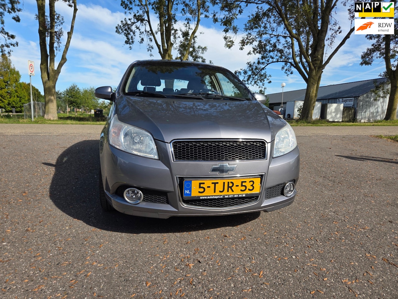 Chevrolet Aveo - 1.4 16V LS- AUTOMAAT-AIRCO-ELEKTRISCHE RAMEN- GOED ONDERHOUDEN - AutoWereld.nl