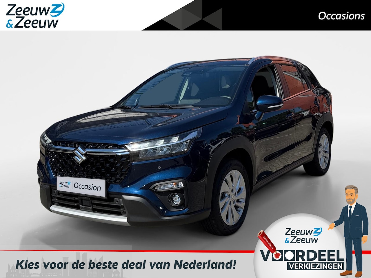 Suzuki S-Cross - 1.5 Hybrid Select | Automaat | Apple Carplay/Android Auto | ACC | Climate Control | LMV | - AutoWereld.nl